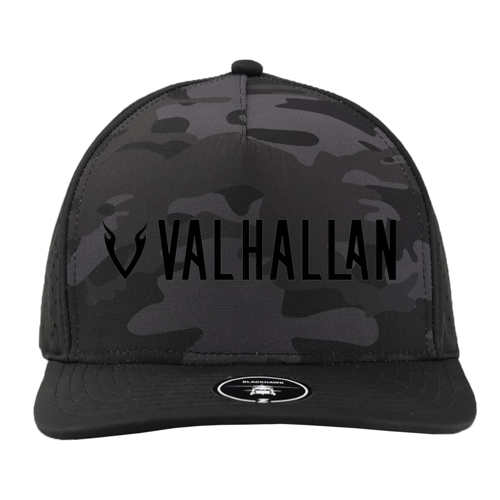 Valhallan Zapped Black Camo - Black Stitch